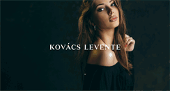 Desktop Screenshot of kovacslevente.com